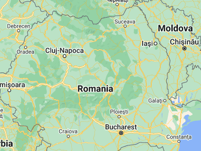 Map showing location of Dârjiu (46.2, 25.2)