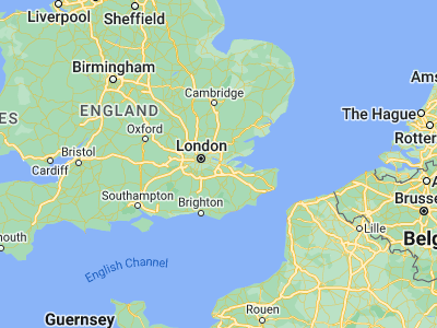 Map showing location of Dartford (51.44352, 0.21964)