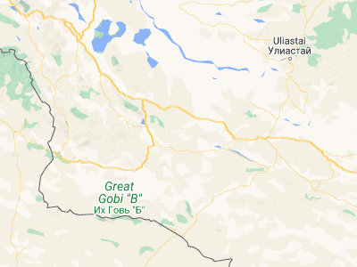 Map showing location of Darvi (46.45, 94.11667)