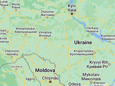 Map showing location of Dashev (49.00449, 29.42559)