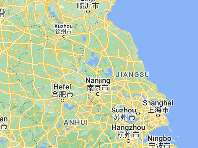Map showing location of Datong (32.82808, 118.84443)