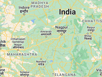 Map showing location of Dattāpur (20.76667, 78.16667)