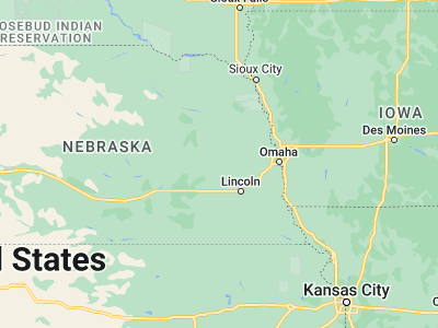 Map showing location of David City (41.25279, -97.13004)