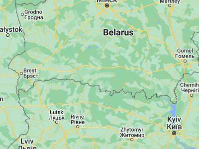 Map showing location of Davyd-Haradok (52.0566, 27.2161)