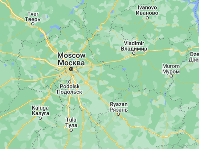 Map showing location of Davydovo (55.60859, 38.86109)