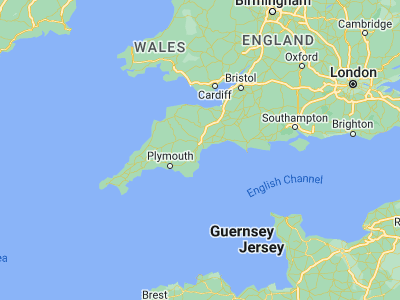 Map showing location of Dawlish (50.58118, -3.46644)