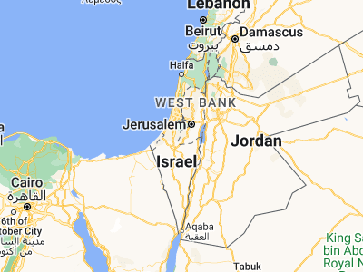 Map showing location of Dayr Sāmit (31.52057, 34.97442)