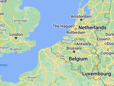 Map showing location of De Haan (51.27261, 3.03446)