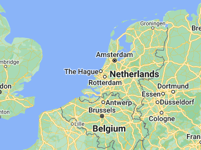 Map showing location of De Lier (51.975, 4.24861)