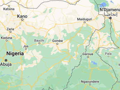 Map showing location of Deba Habe (10.20864, 11.38586)