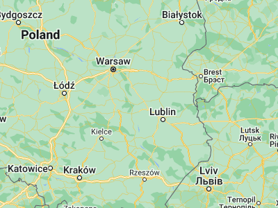 Map showing location of Dęblin (51.55912, 21.84829)
