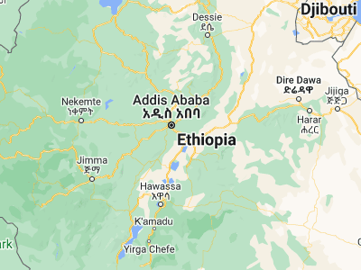 Map showing location of Debre Zeyit (8.75, 38.98333)