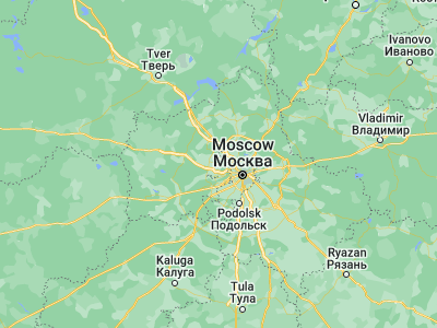 Map showing location of Dedovsk (55.86861, 37.12222)