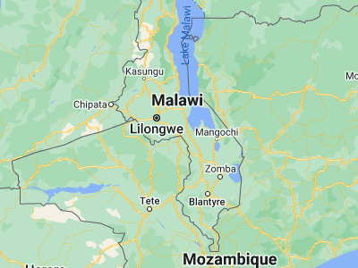 Map showing location of Dedza (-14.3779, 34.33322)