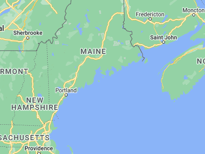 Map showing location of Deer Isle (44.22397, -68.67753)