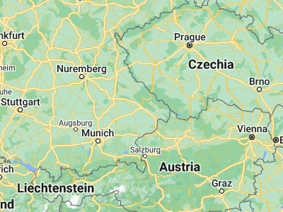 Map showing location of Deggendorf (48.84086, 12.96068)