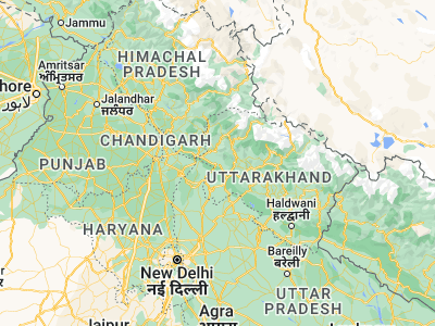 Map showing location of Dehra Dūn (30.31667, 78.03333)