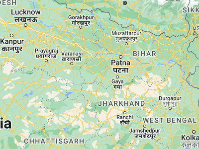 Map showing location of Dehri (24.90504, 84.18289)