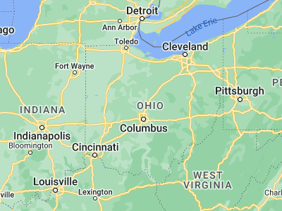 Map showing location of Delaware (40.29867, -83.06796)