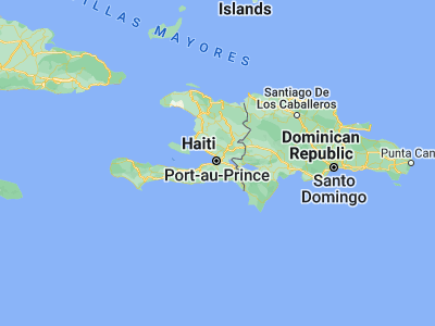 Map showing location of Delmas 73 (18.54472, -72.30278)