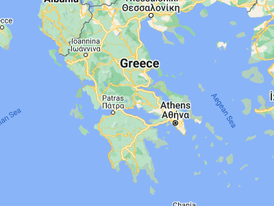 Map showing location of Delphi (38.47995, 22.49336)