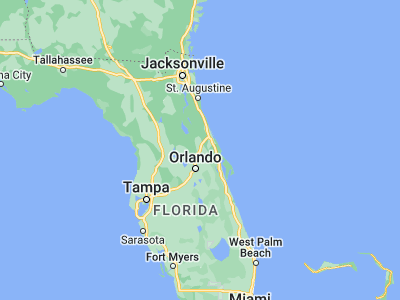 Map showing location of Deltona (28.90054, -81.26367)