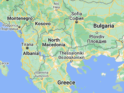 Map showing location of Демир Капија (41.405, 22.24889)
