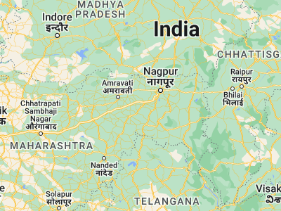 Map showing location of Deoli (20.66667, 78.48333)