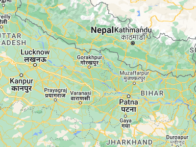 Map showing location of Deoria (26.50167, 83.77936)