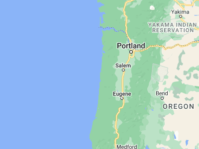 Map showing location of Depoe Bay (44.80845, -124.06317)