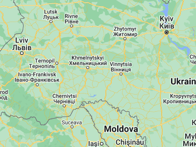 Map showing location of Derazhnya (49.2692, 27.43382)