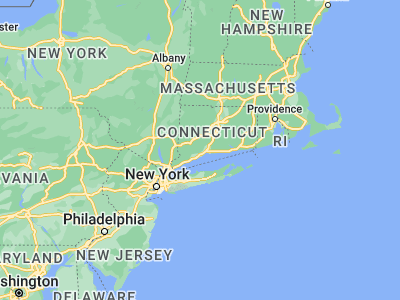 Map showing location of Derby (41.32065, -73.089)