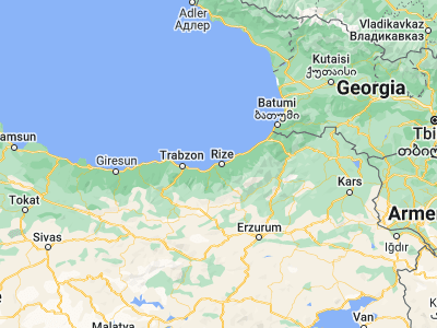 Map showing location of Derepazarı (41.02398, 40.42332)