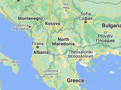 Map showing location of Desovo (41.46278, 21.49111)