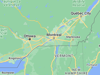 Map showing location of Deux-Montagnes (45.53455, -73.90168)