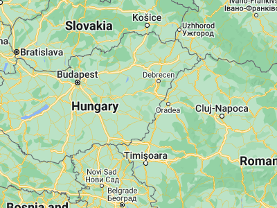 Map showing location of Dévaványa (47.03333, 20.96667)