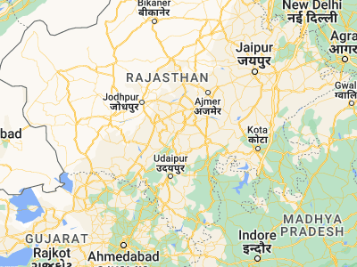 Map showing location of Devgarh (25.52533, 73.90812)