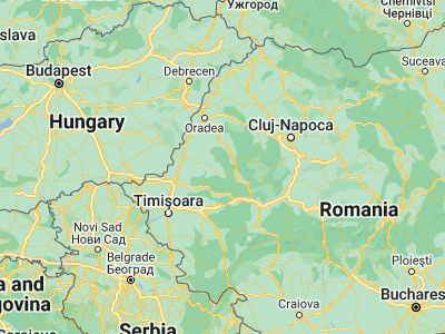 Map showing location of Dezna (46.4, 22.25)