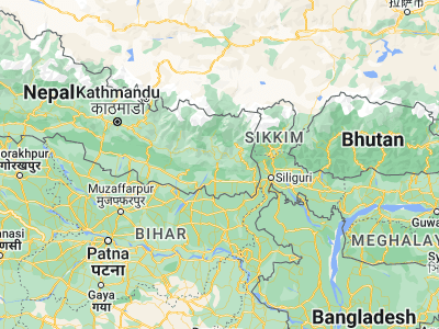 Map showing location of Dhankutā (26.98333, 87.33333)