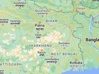 Map showing location of Dhanwār (24.41098, 85.98189)