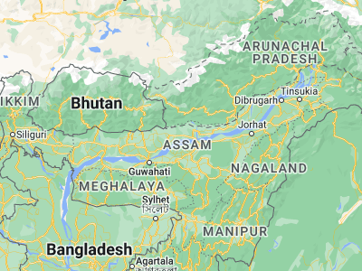 Map showing location of Dhekiajuli (26.70367, 92.47808)