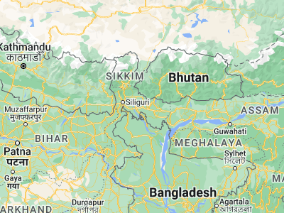 Map showing location of Dhupgāri (26.58904, 89.00732)
