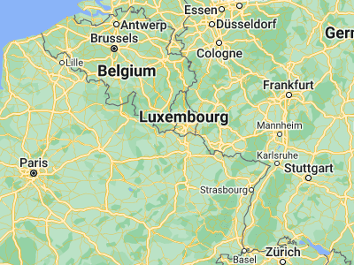 Map showing location of Differdange (49.52417, 5.89139)
