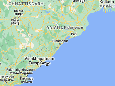 Map showing location of Digapahandi (19.36667, 84.58333)