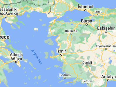 Map showing location of Dikili (39.071, 26.89017)