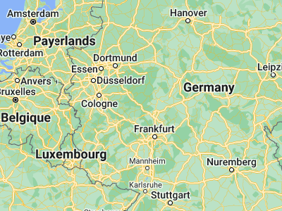 Map showing location of Dillenburg (50.74114, 8.28699)