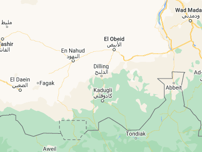 Map showing location of Dilling (12.05, 29.65)