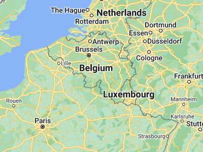Map showing location of Dinant (50.25807, 4.91166)