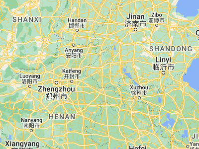 Map showing location of Dingtao (35.06833, 115.5625)