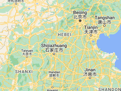 Map showing location of Dingzhou (38.51306, 114.99556)